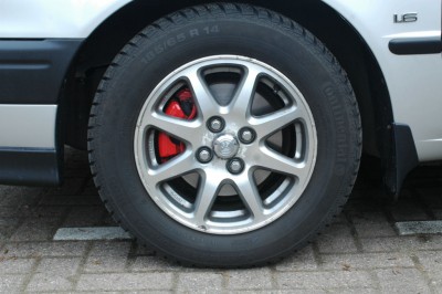 Nog een keer G6 velgje met winterbandje en nieuw spatlapje