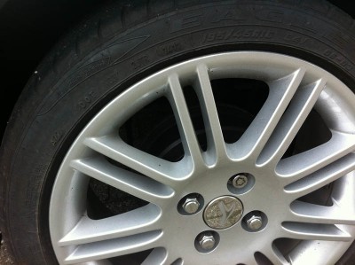 Met velgen bijna onzichtbaar :)