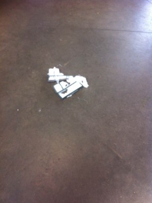 Een interieur filter in 2 stukken