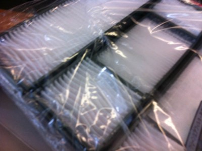 Een nieuwe interieur filter, mooi schoon